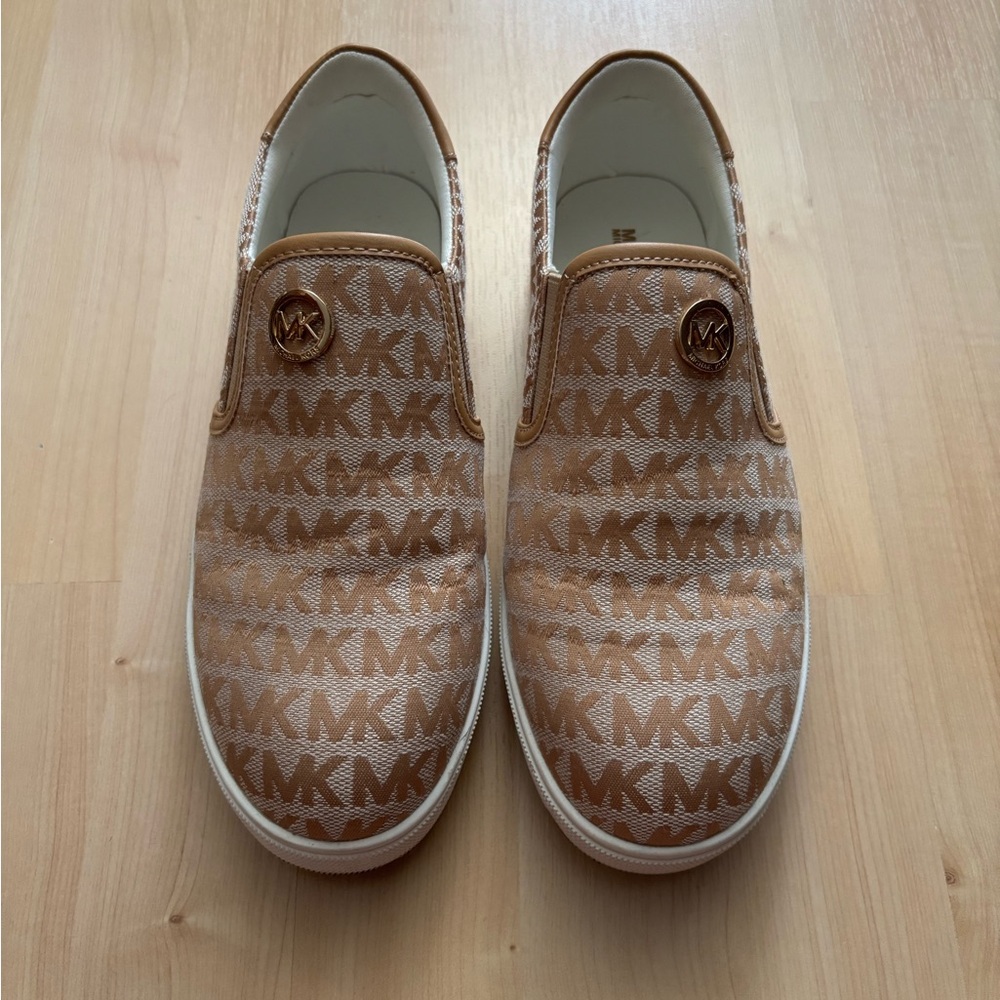 Michael Kors Kids Brown Slip-On Sneakers